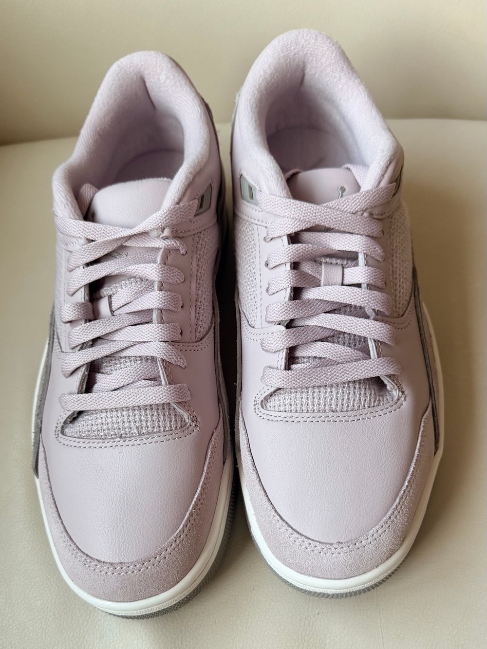 Nike Air Jordan Flight Court Particle Rose /purple Women Size 13.5 FZ9854-606